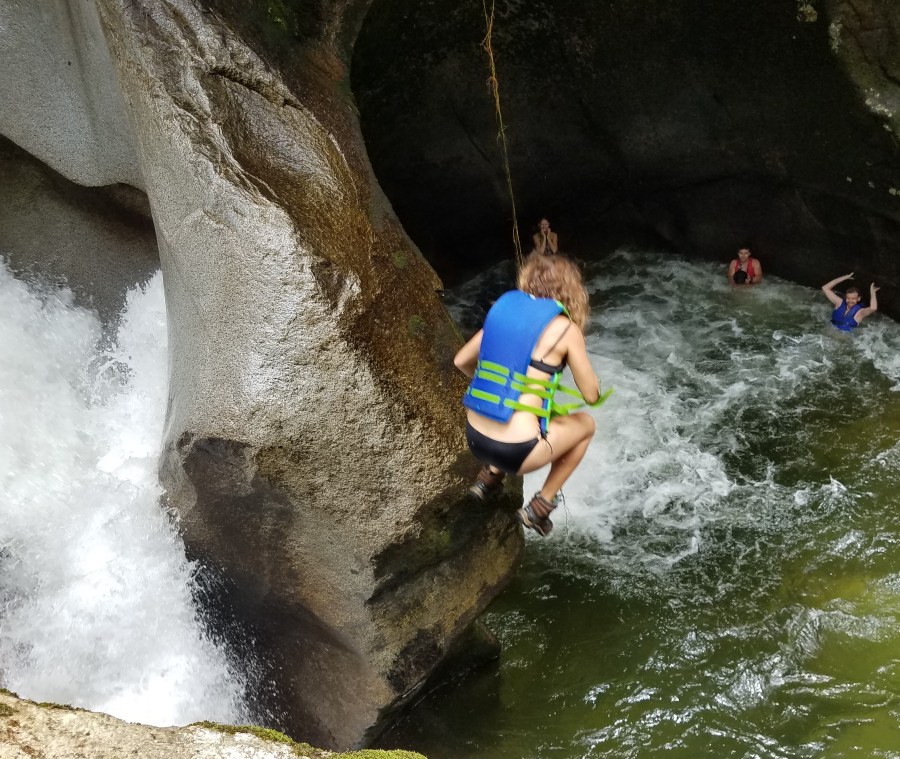 SanCa waterfall jump