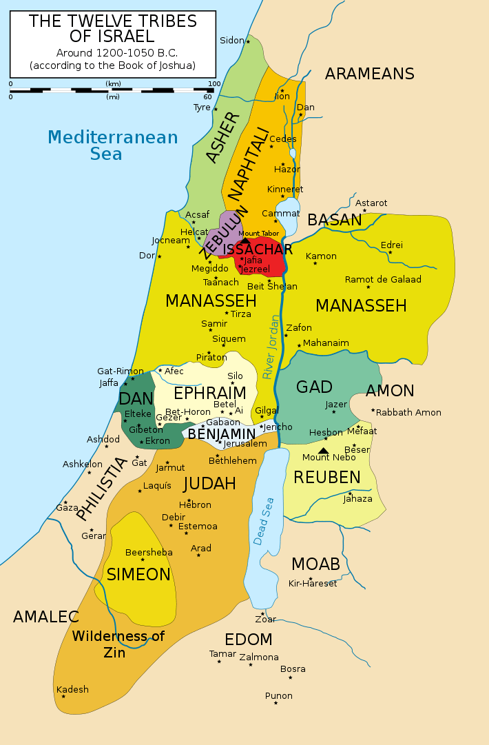 12_Tribes_of_Israel_Map